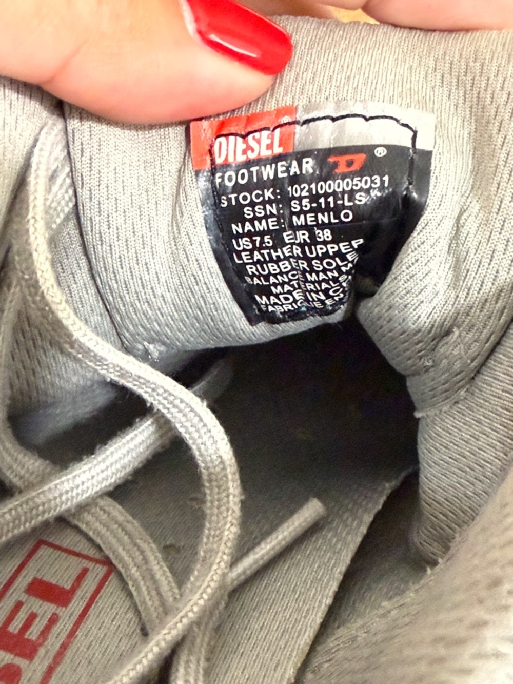 Diesel Menlo Sneakers Y2K - Picture 13 of 17